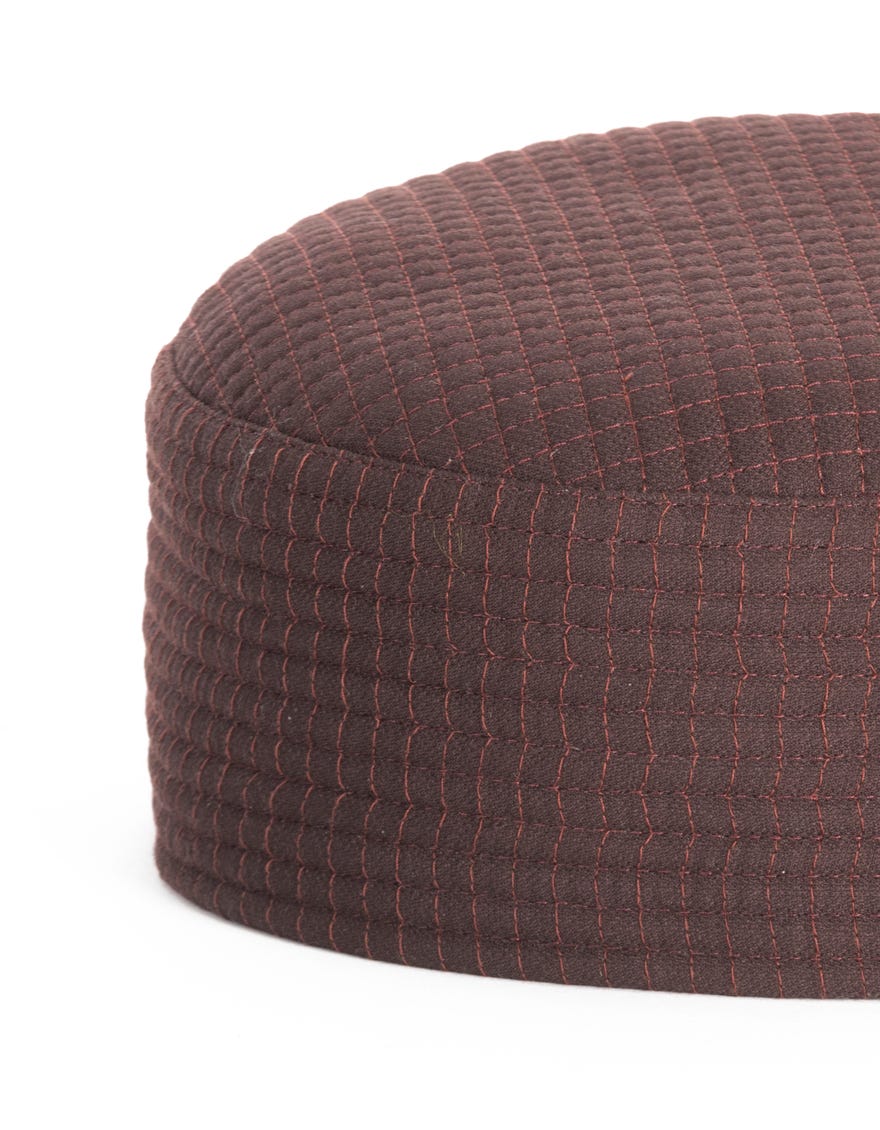 COFFEE BROWN BLENDED MEN CAP | JJ-CAP-0005-R39