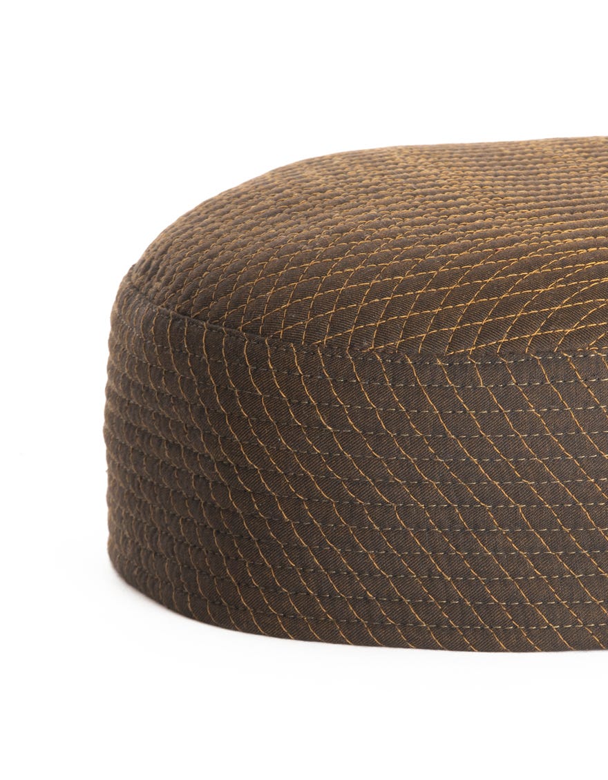 MEHNDI BROWN BLENDED MEN CAP | JJ-CAP-0018-R24