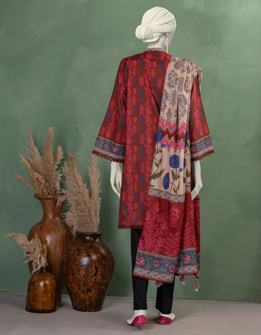 MULTICOLOR LAWN PRINTED UNSTITCHED 2PC