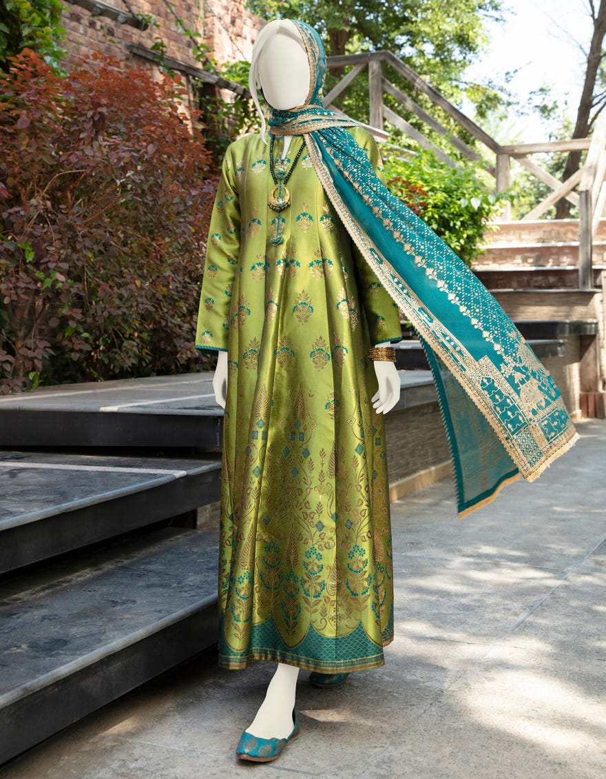 JJPW-W-JW2-21-7042/C FB/Indian Silk Jacquard