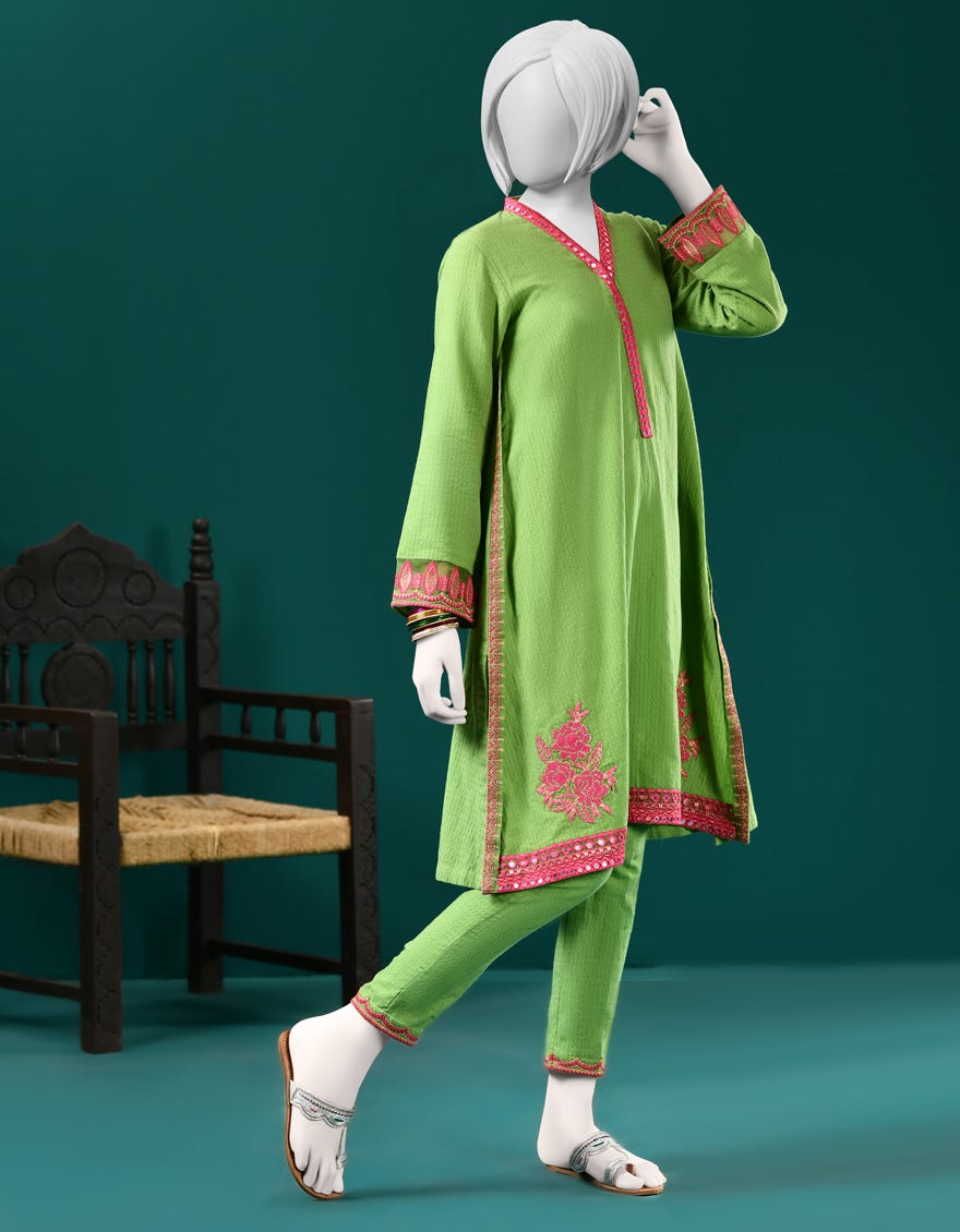 GREEN DOBBY TEENS 2PC | JGK-S-JJT2-22-037