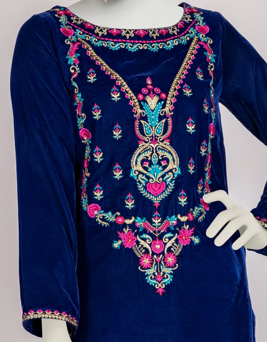 BLUE VELVET TEENS 3PC | JGK-W-JJTS-22-054