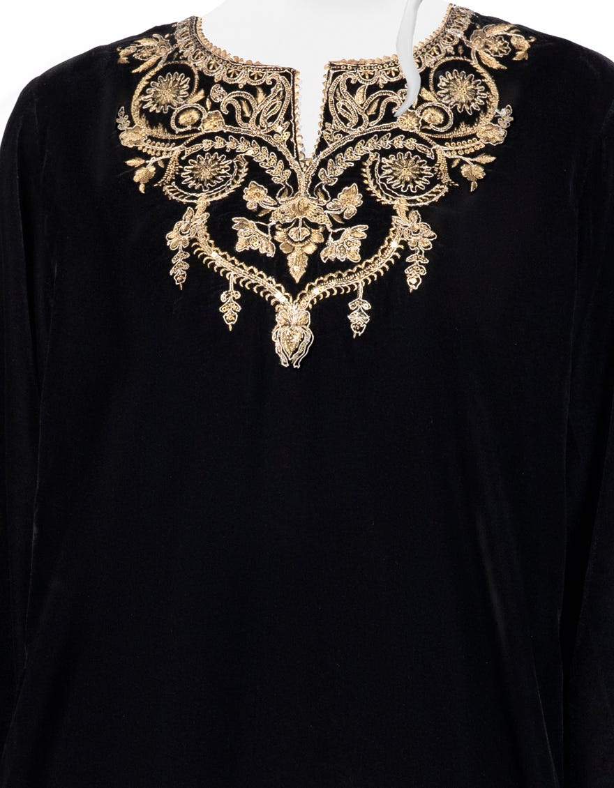 BLACK VELVET 2PC STITCHED | JJPW-W-JW2-22-2024