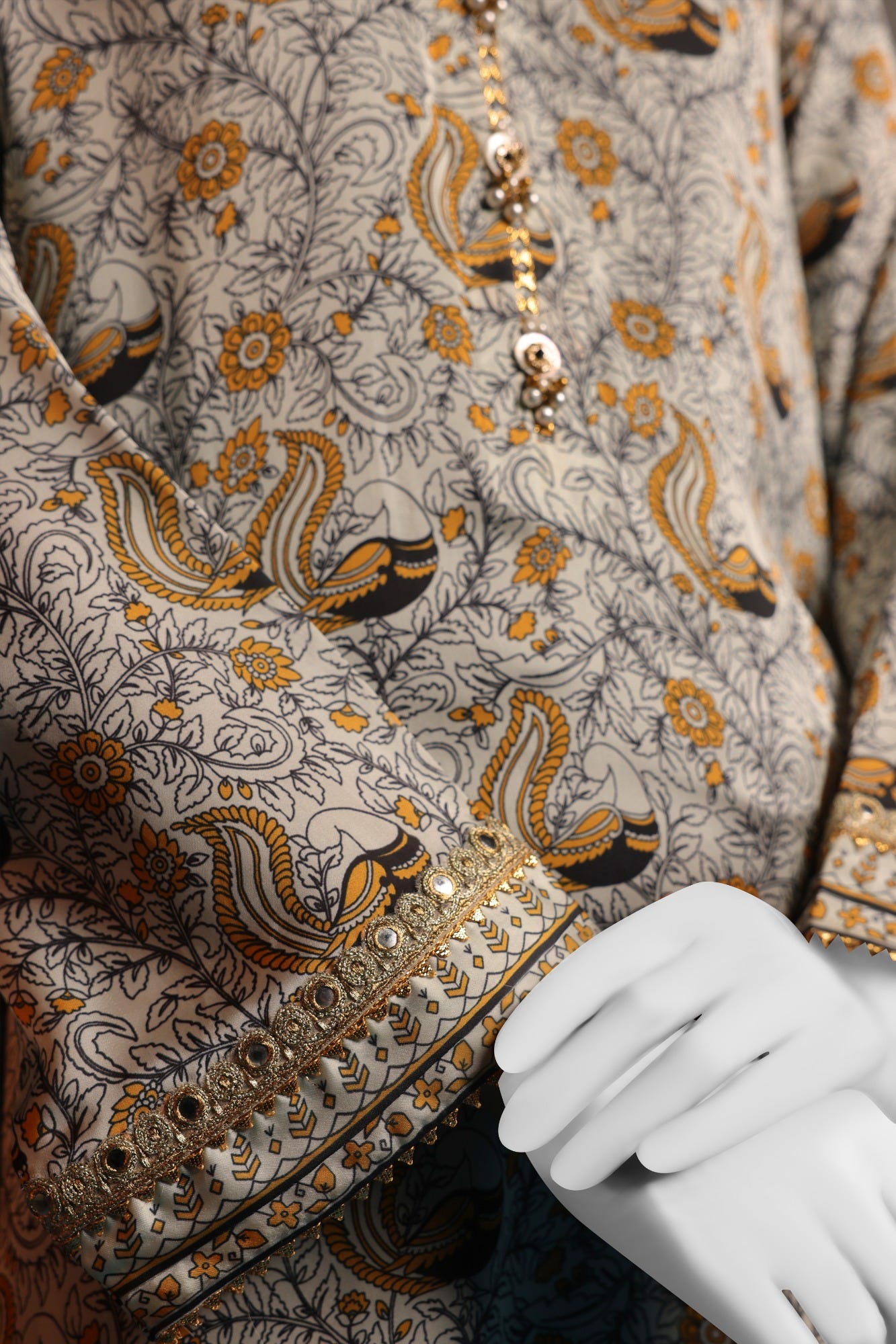 MULTICOLOR SILK 2PC STITCHED | CCW-2PS-ST-S-22-2058