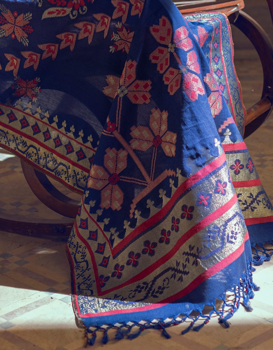 BLUE-RED STOLE | JLST-W-STL-22-2665G