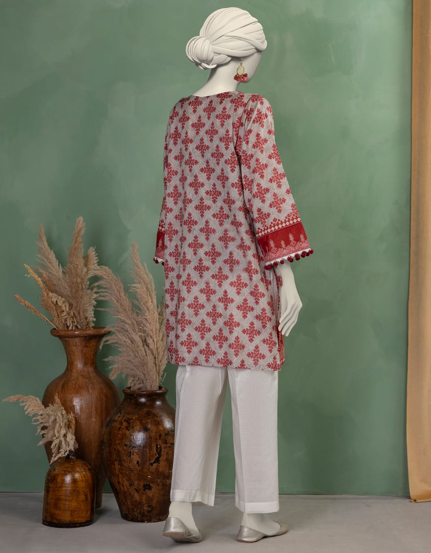 MULTICOLOR LAWN PRINTED UNSTITCHED 2PC