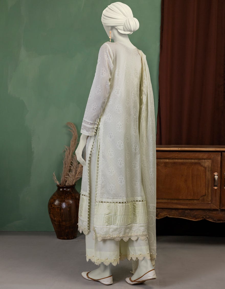 GREEN LAWN EMBROIDERED UNSTITCHED 3PC