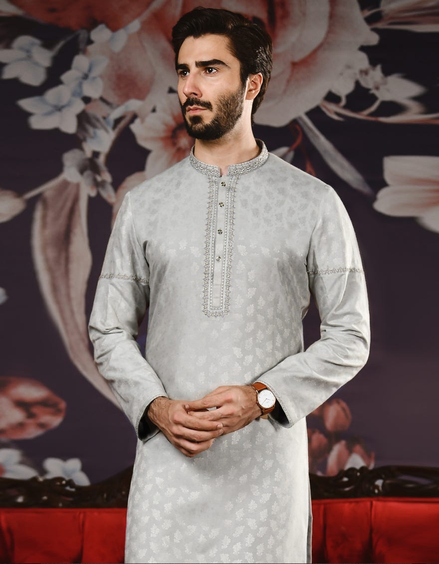 ash-grey-jamawar-special-kurta-jjk-sp-32574