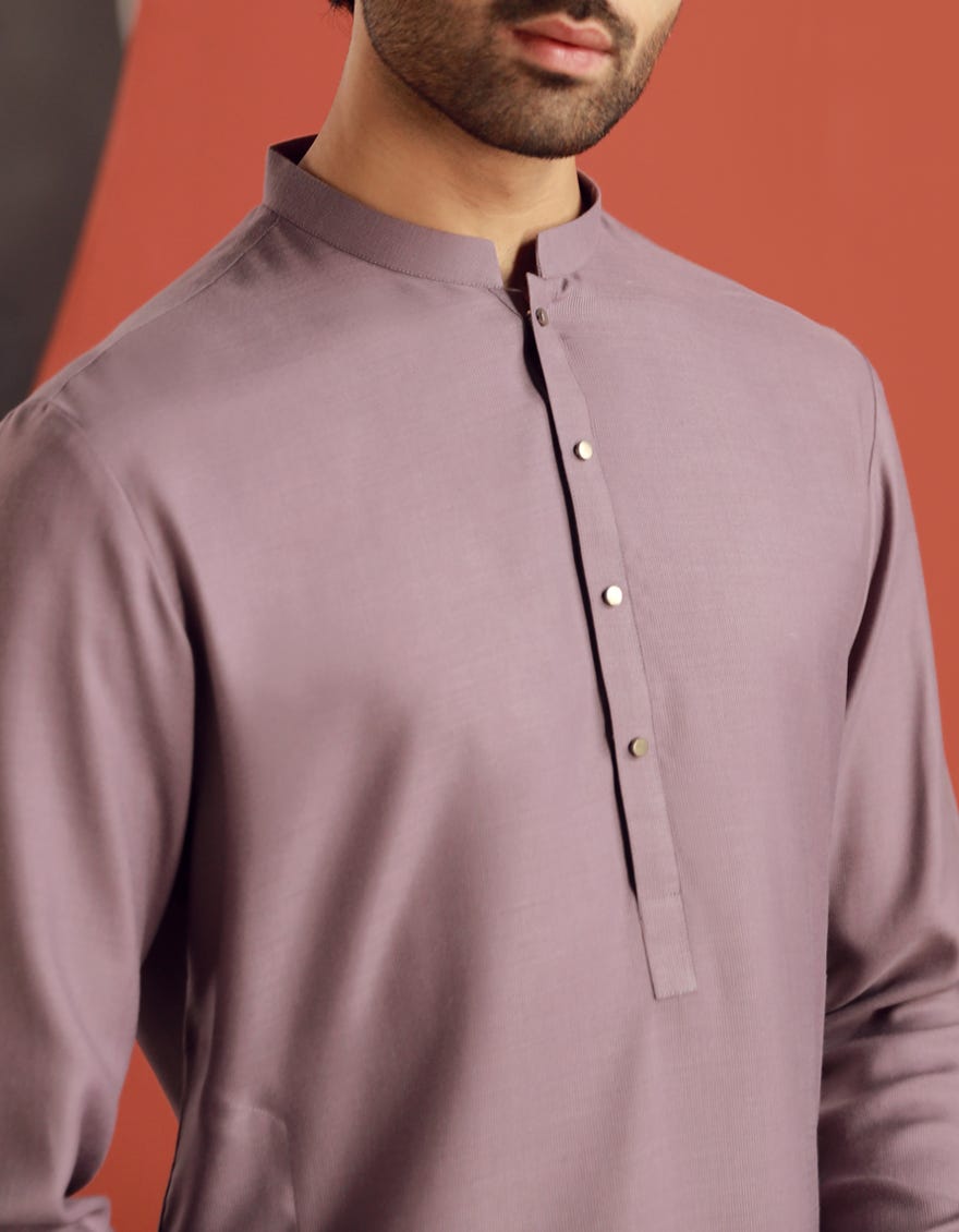 LILAC BLENDED KAMEEZ SHALWAR | JJKS-A-33027