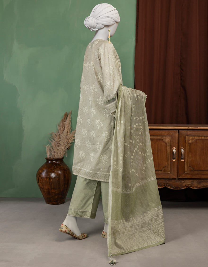 GREEN LAWN EMBROIDERED UNSTITCHED 3PC