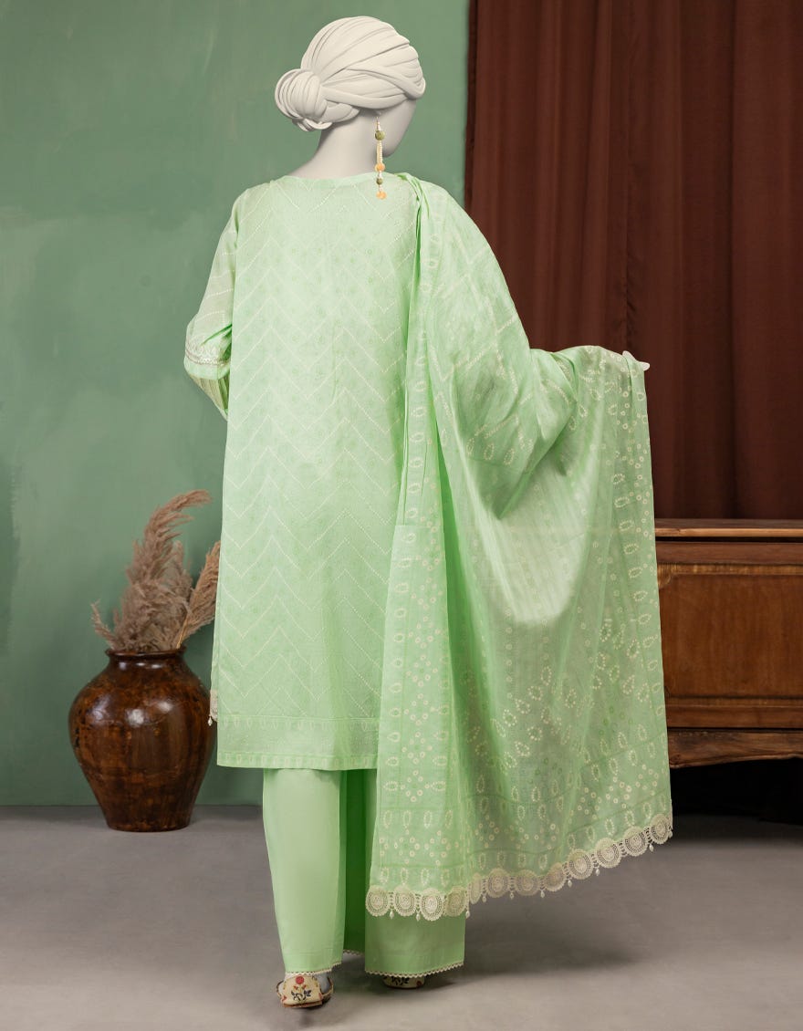 MULTICOLOR LAWN EMBROIDERED UNSTITCHED 3PC