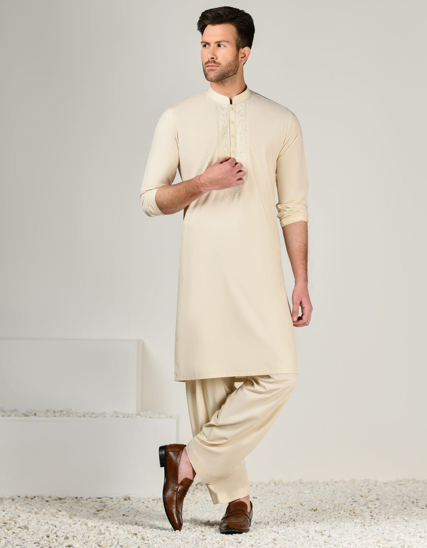 FAWN BLENDED KAMEEZ SHALWAR | JJKS-A-34792