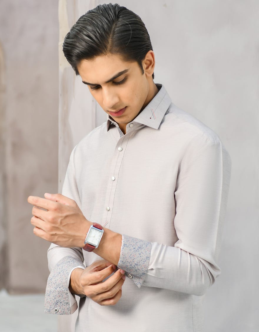 TEA PINK BLENDED KAMEEZ SHALWAR | JTKS-S-35915