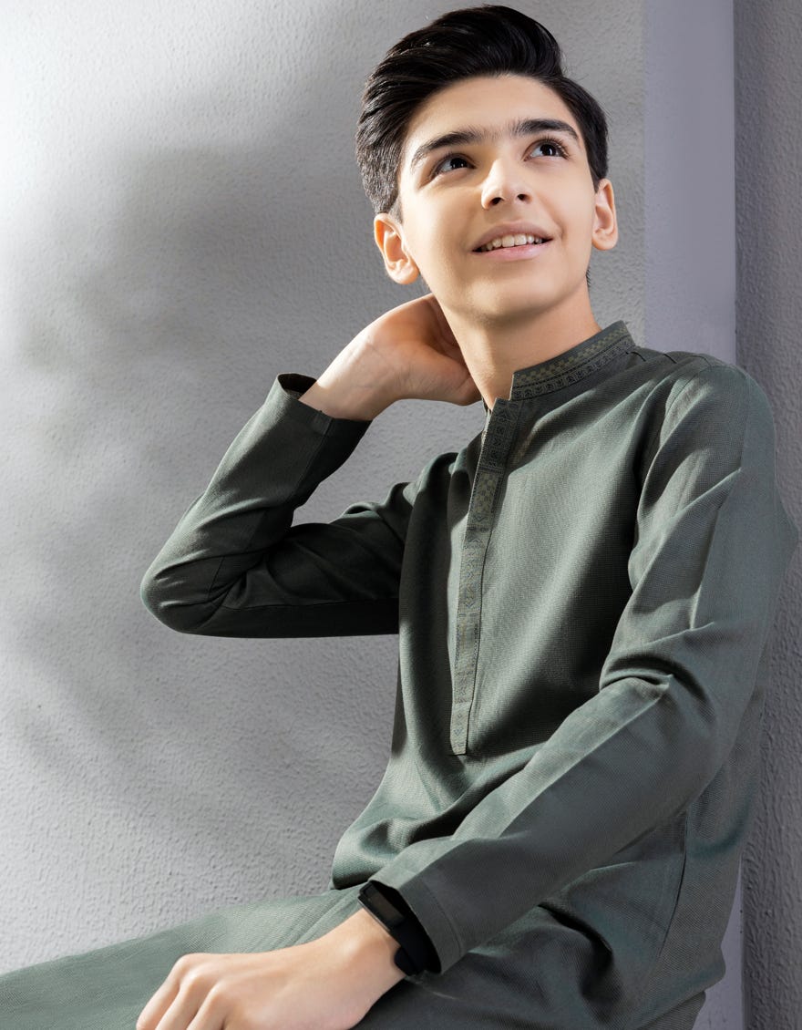 dark-green-cotton-kurta-pajama-jckp-a-38667