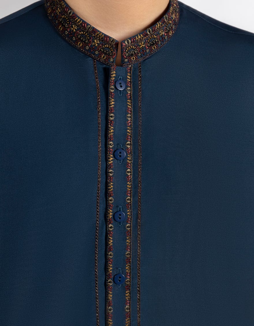 teal-blended-kurta-trousers-jckpa39374