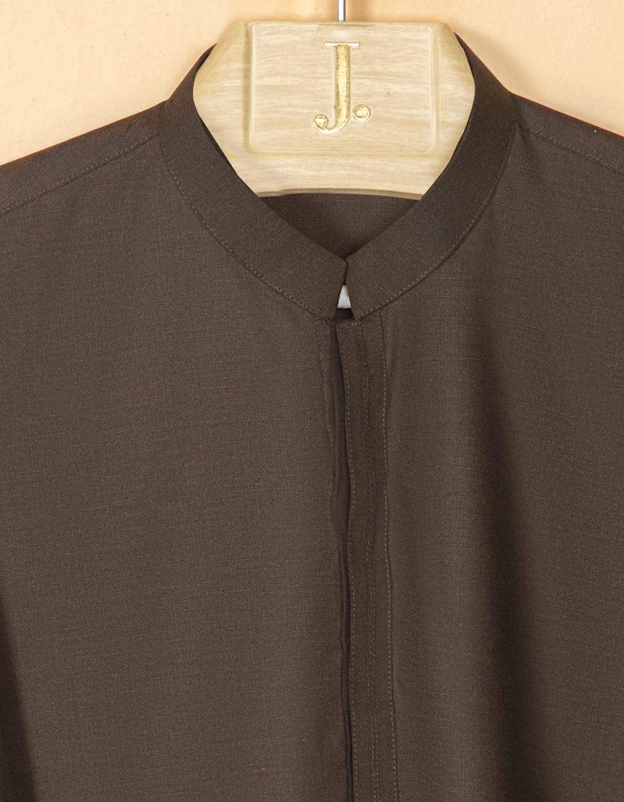 BLACK COFFEE BLENDED KURTA PAJAMA | JCKP-A-40159