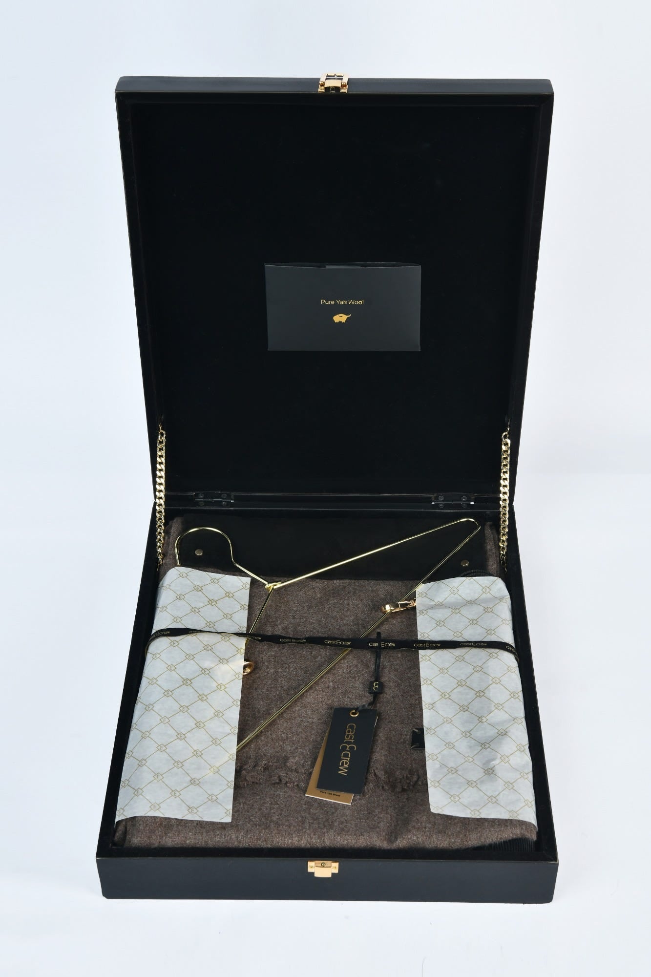 Mocha Brown Yak-Wool Shawl