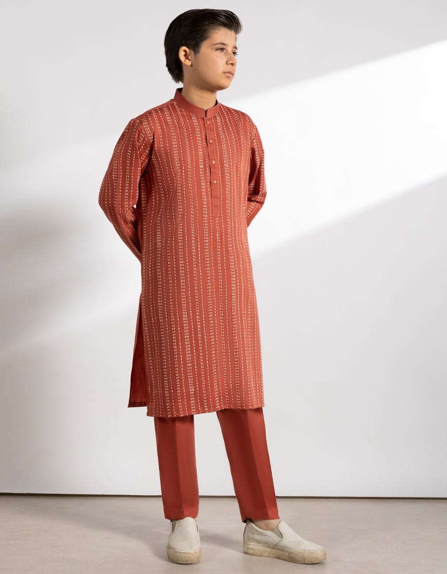 tangerine-blended-kurta-trousers-jckpa50234