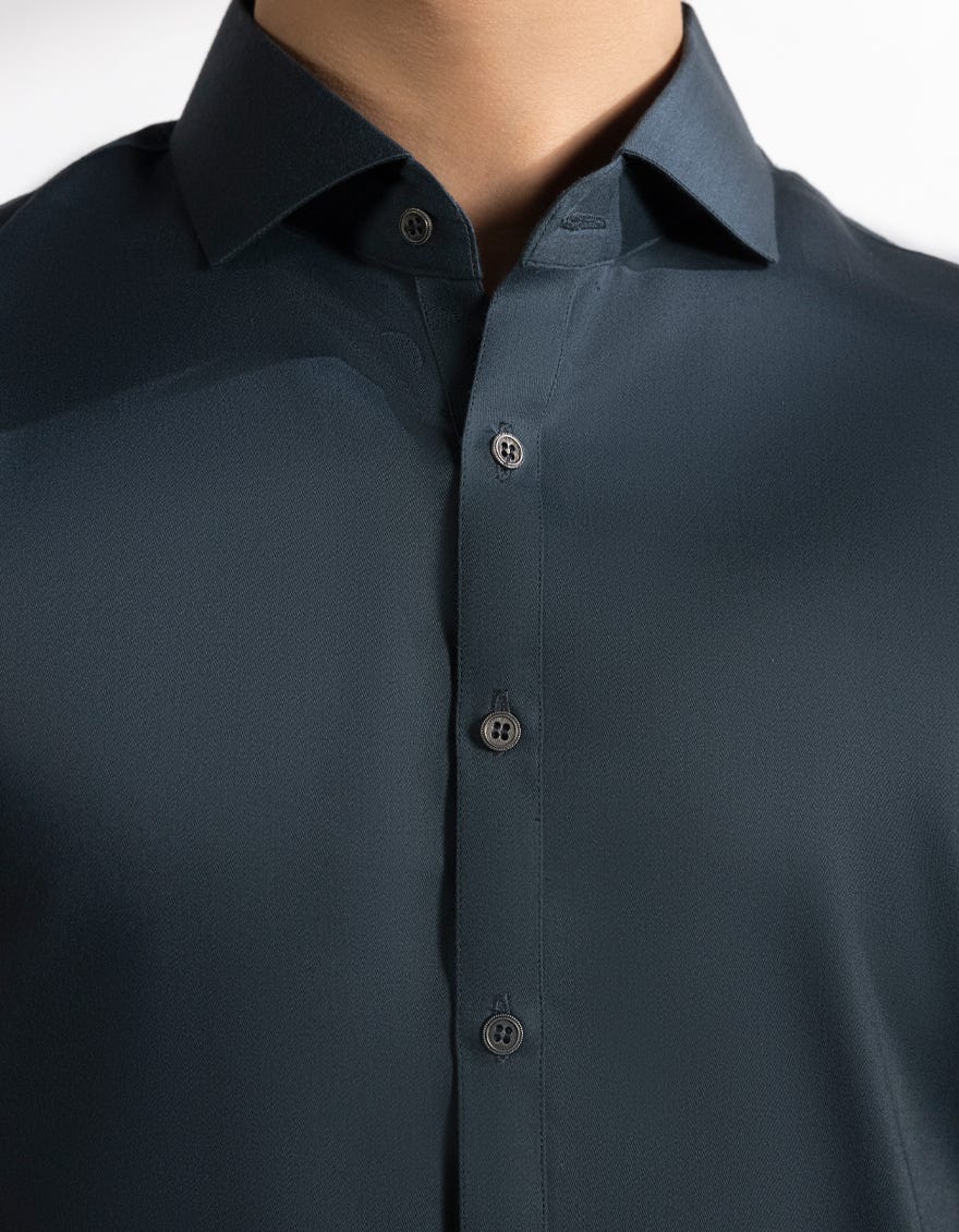 DEEP GREEN BLENDED KAMEEZ SHALWAR