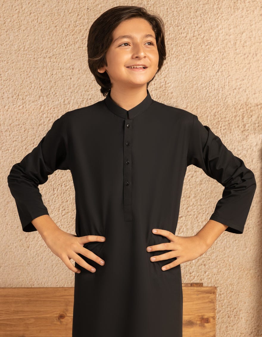 black-blended-kurta-jcka90535