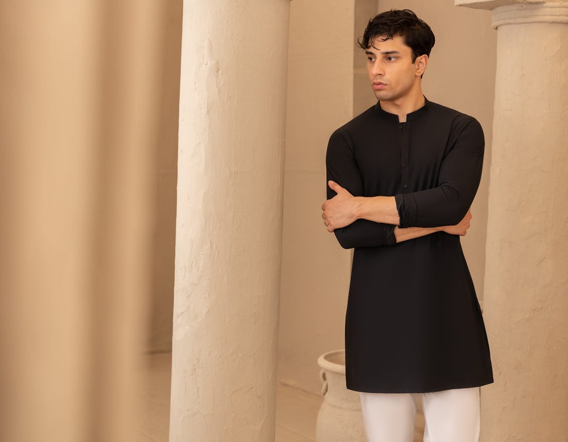 black-blended-short-kurta-jtshka90537