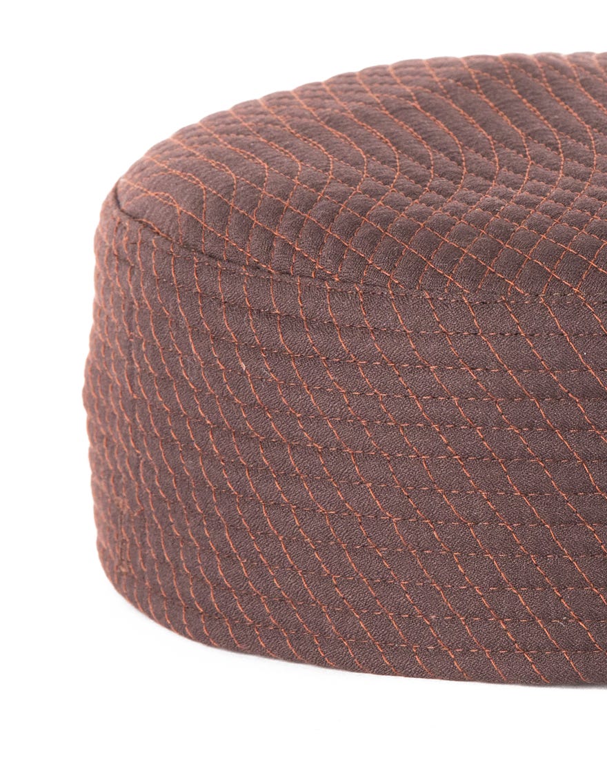 BROWN BLENDED MEN CAP | JJ-CAP-0018-R30