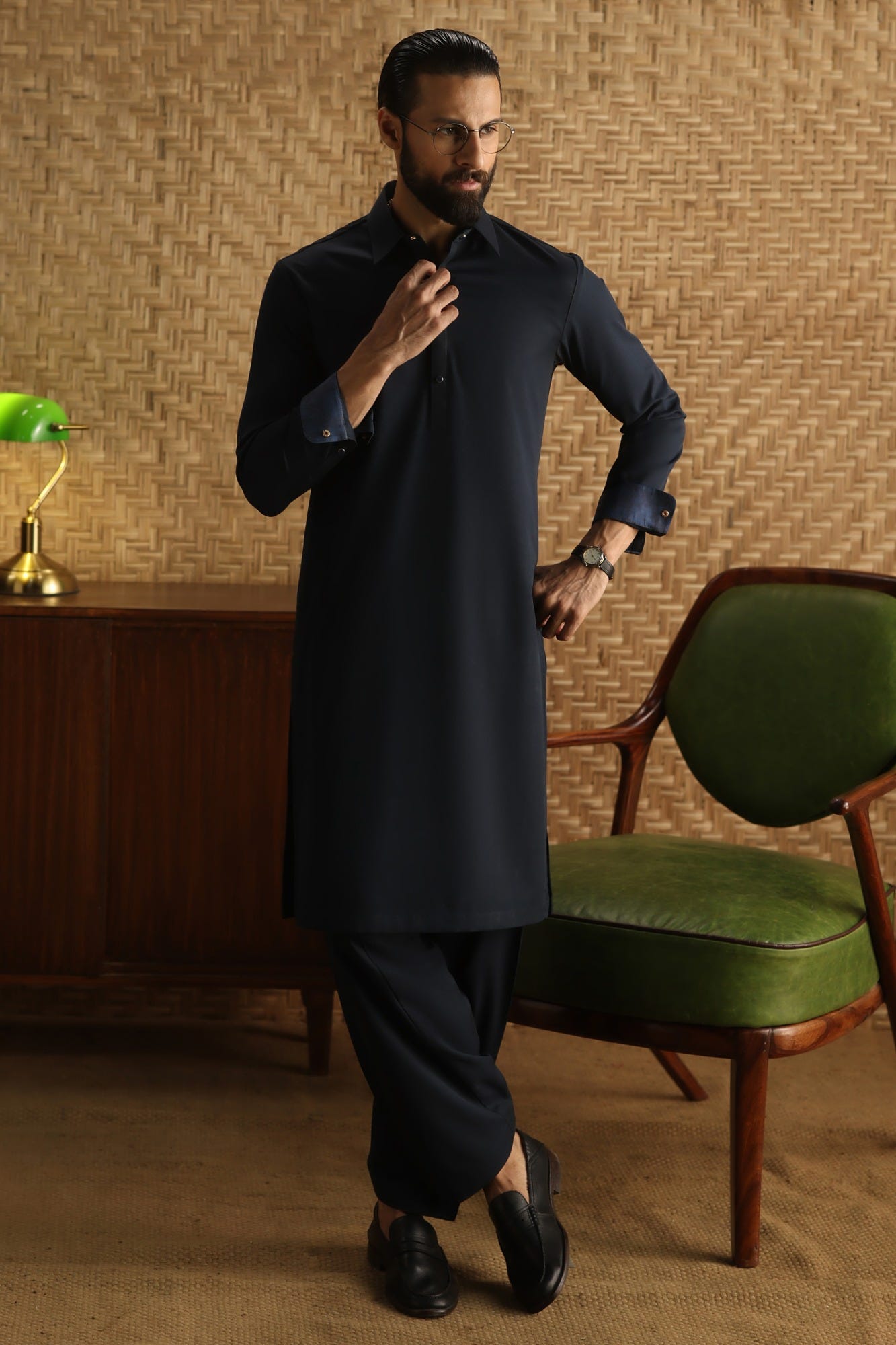 MALMO - NAVY EXCLUSIVE KAMEEZ SHALWAR