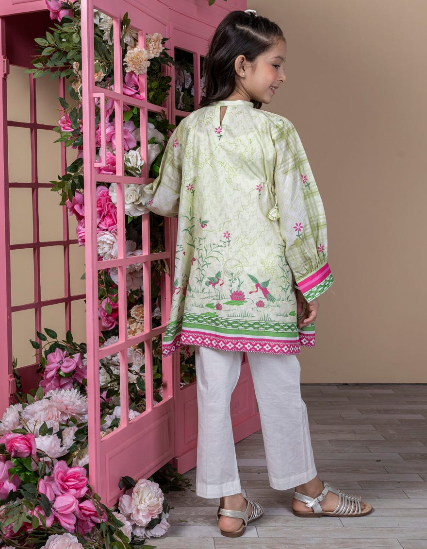 Green Lawn Kurti | Jglk-S-24-2526