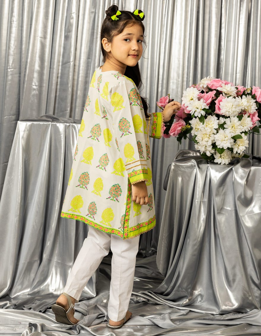 GREEN LAWN PRINTED KURTI