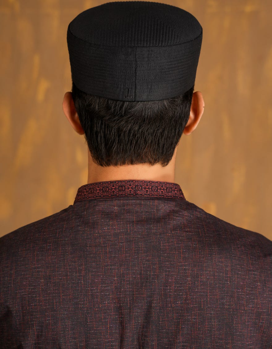 BLACK BLENDED MEN CAP | JJ-CAP-0001-R78