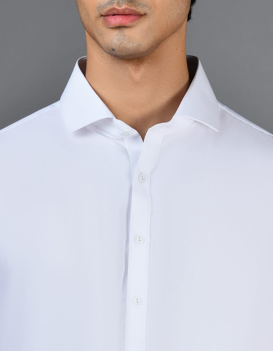 WHITE BLENDED KAMEEZ SHALWAR | JJKS-A-30727-R24-AP