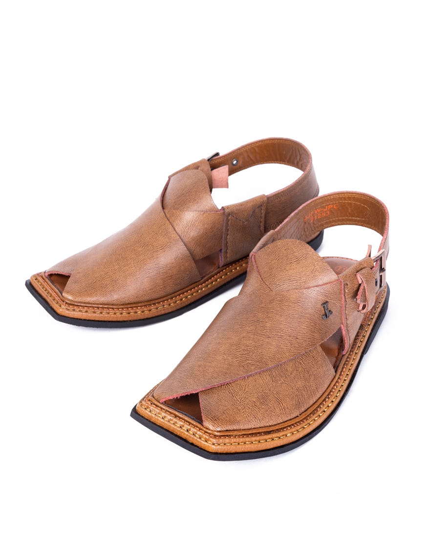 BROWN TRENDY PESHAWARI SANDALS