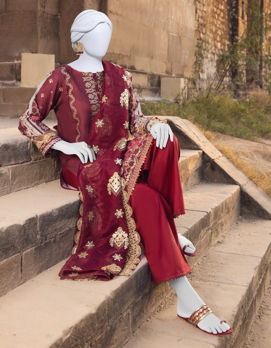 maroon-cambric-3pc-stitched-jjpw-s-jpws-23-520