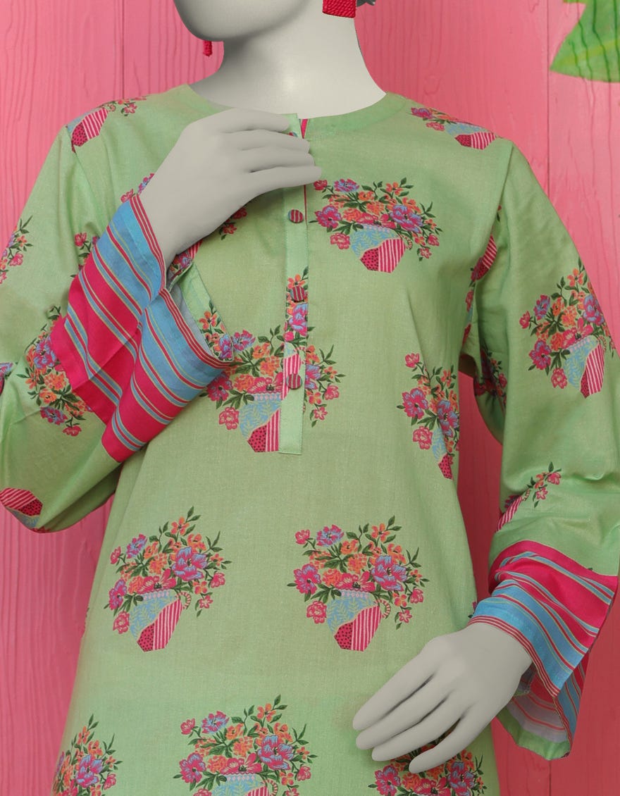 GREEN LAWN PRINTED KURTI