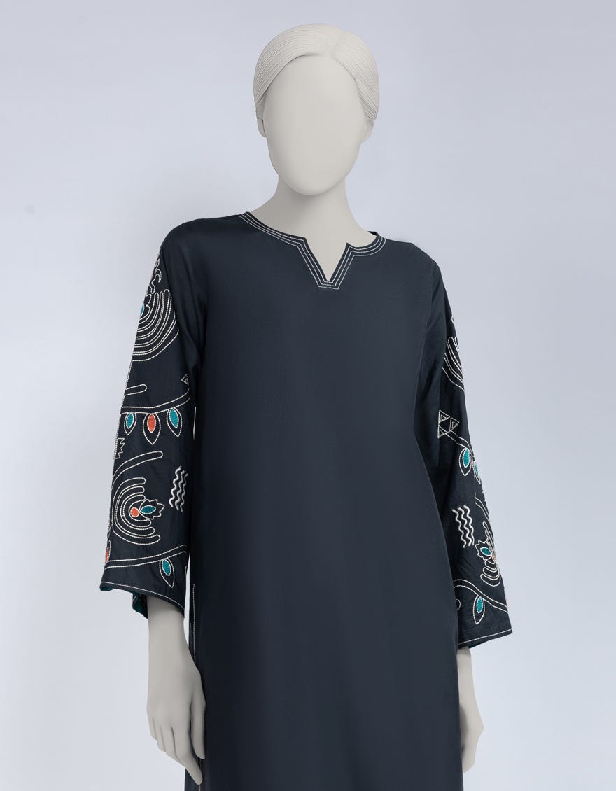 black-cotton-embroidered-2pc-stitched-jst252228s