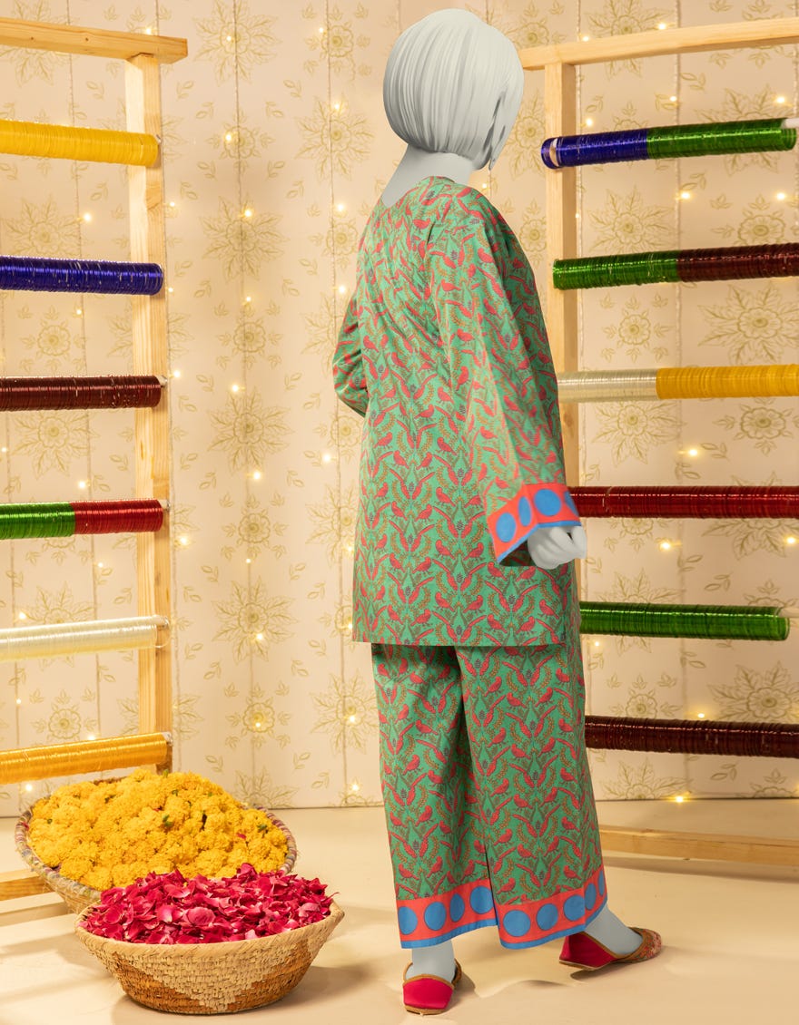 GREEN LAWN PRINTED KURTI