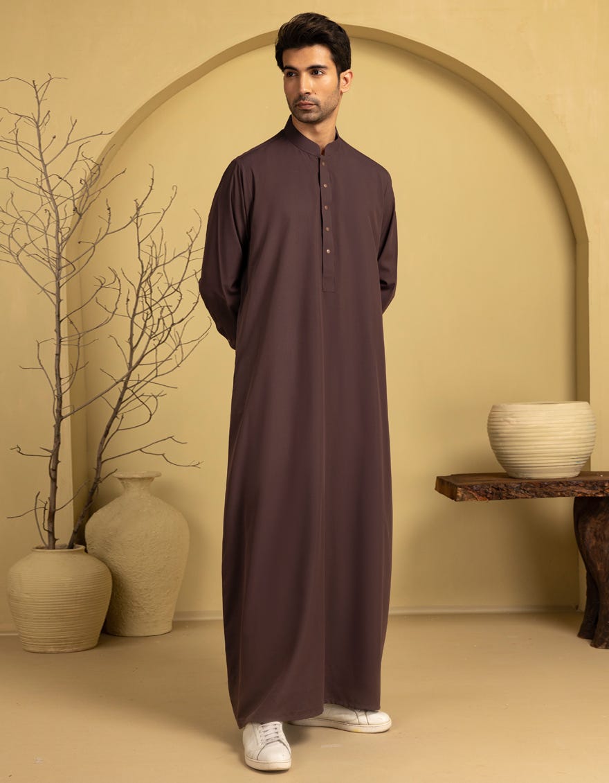 BROWN BLENDED JUBBA