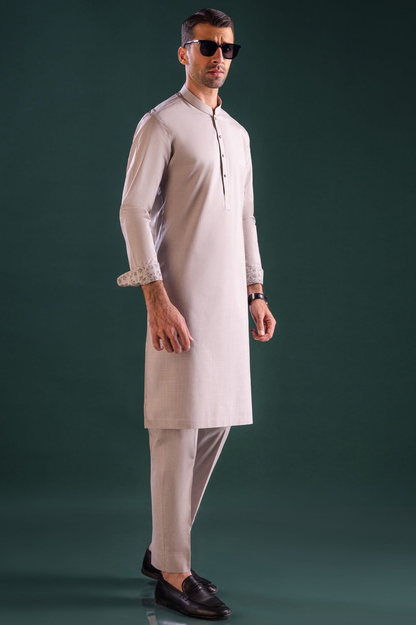 ROMANIA - SAND COTTON KURTA TROUSER