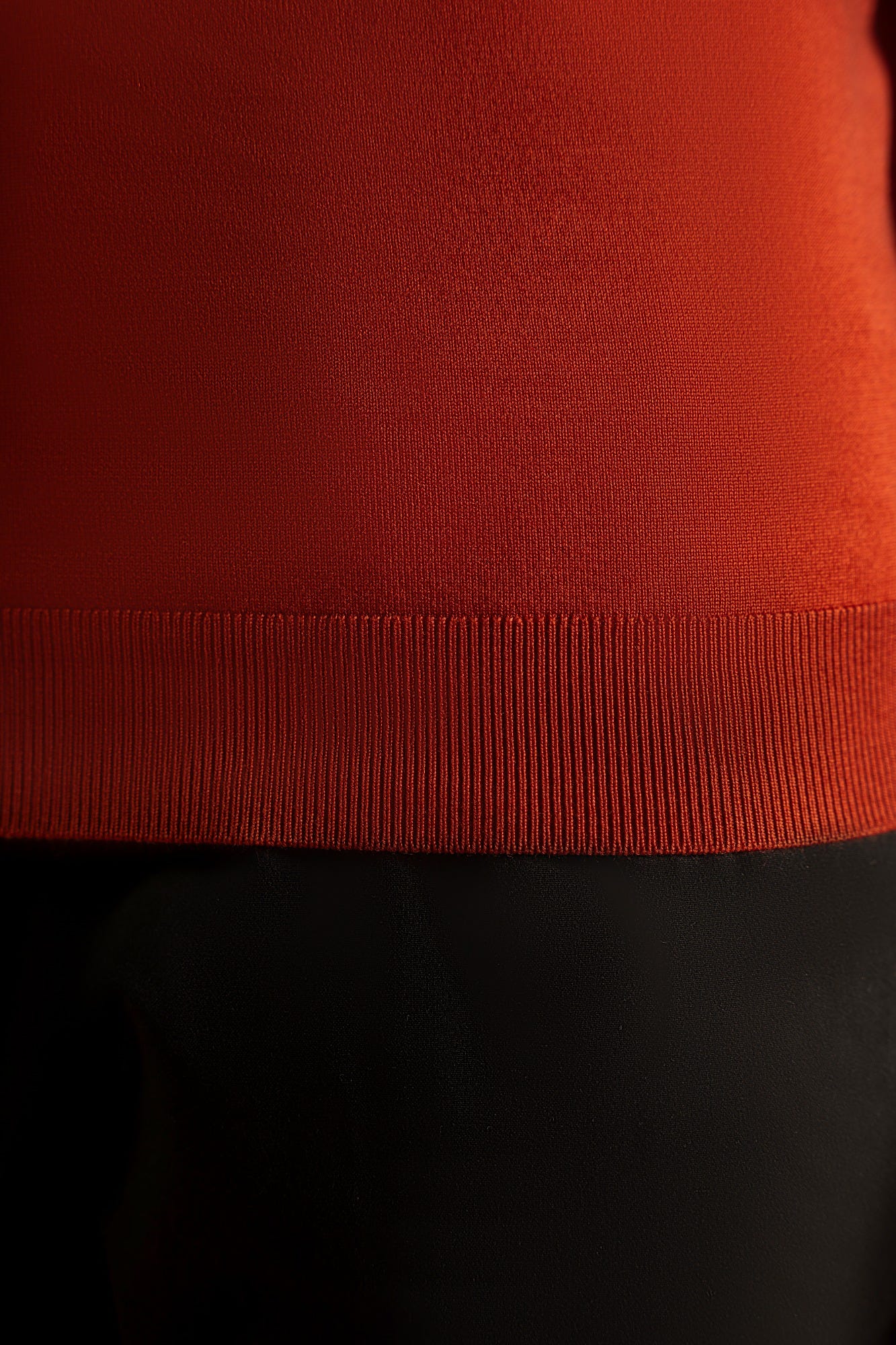 RUST LYOCELL CREW NECK SWEATER | CC-SWT-0016