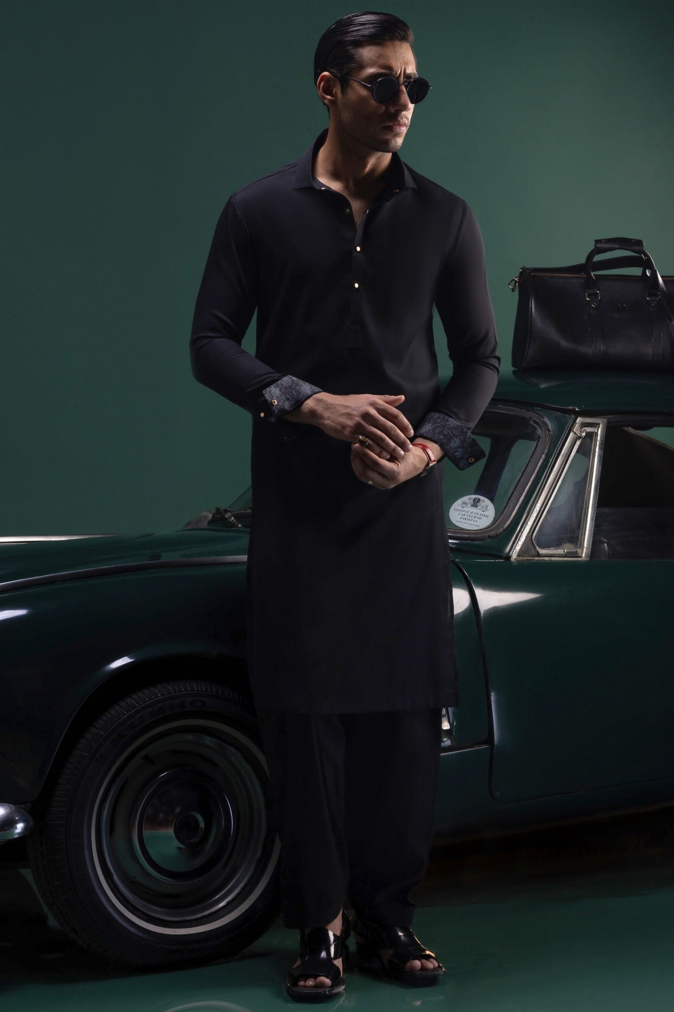 victoria-black-cotton-kameez-shalwar
