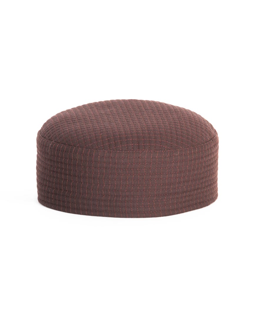 COFFEE BROWN BLENDED MEN CAP | JJ-CAP-0005-R39