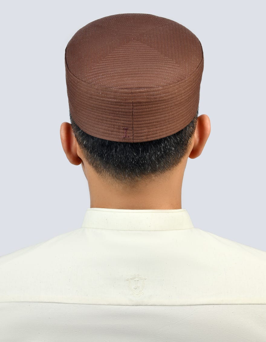 Brown Blended Men Cap | Jj-Cap-0006-R30