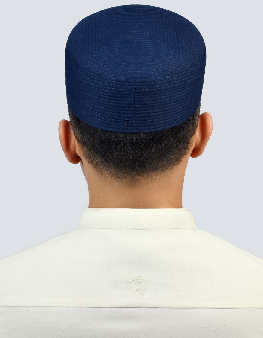 Blue Blended Men Cap | Jj-Cap-0006-R31