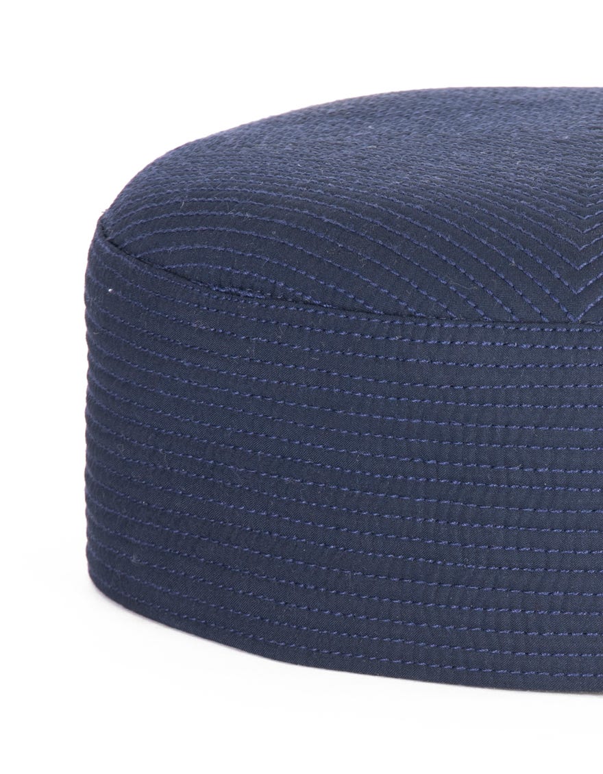 NAVY BLUE BLENDED MEN CAP | JJ-CAP-0006-R9