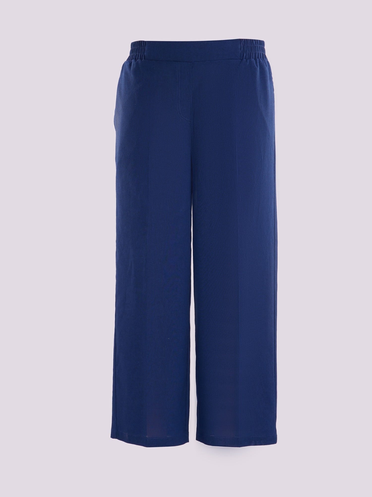 NAVY BLUE WIDE LEG PANTS