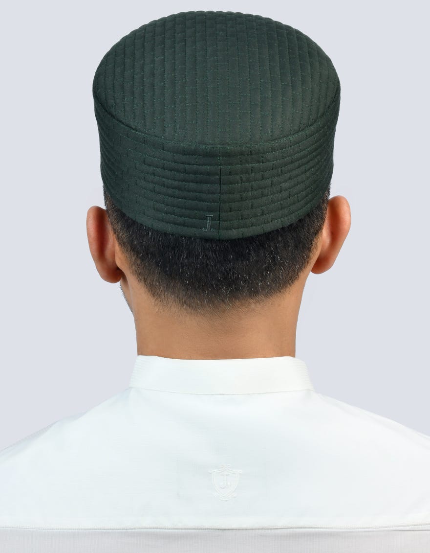 Green Blended Men Cap | Jj-Cap-0026-R18
