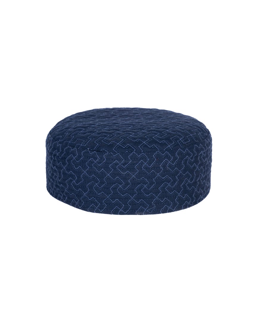 Blue Blended Men Cap | Jj-Men Cap-0034-R7