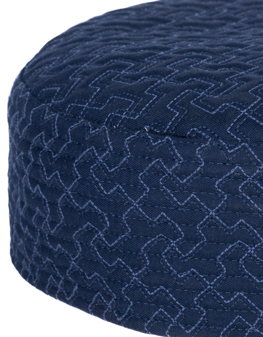 Blue Blended Men Cap | Jj-Men Cap-0034-R7