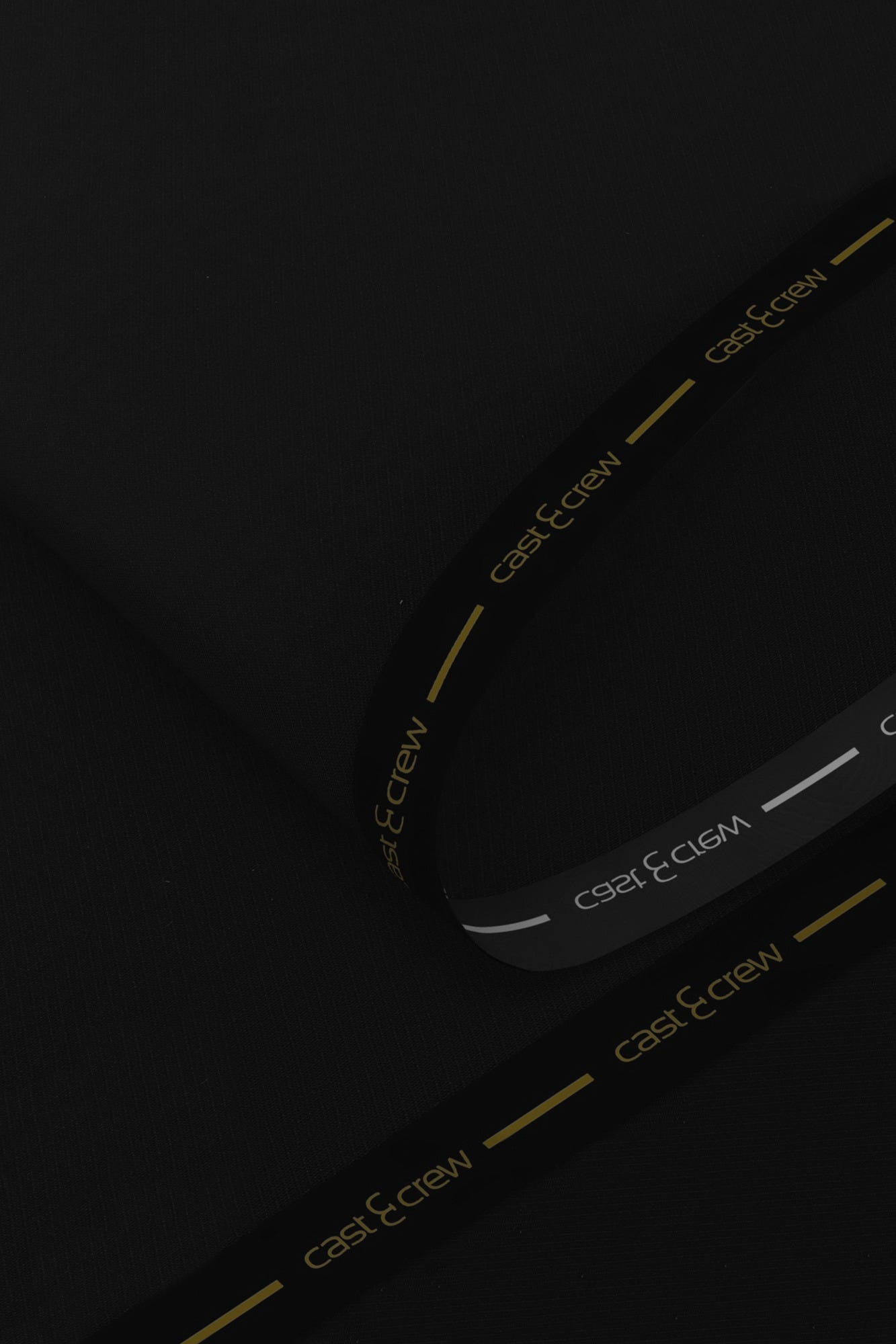 Executive Touch - Black Blended Unstitched Kameez Shalwar Fabric