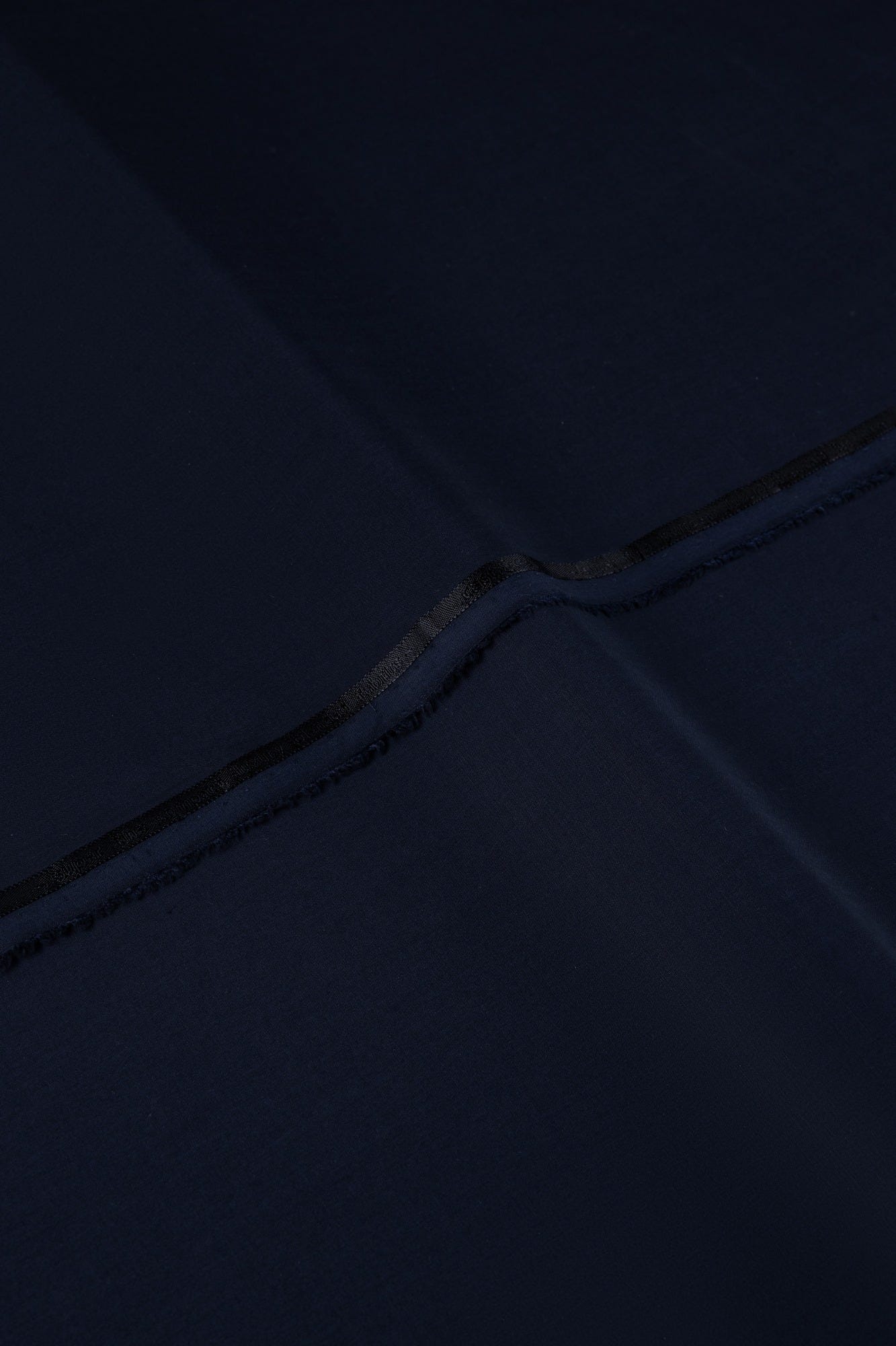 NIMES - NAVY BLUE BLENDED UNSTITCHED KAMEEZ SHALWAR FABRIC